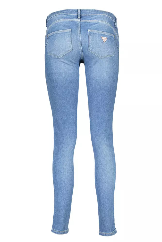 Blue Cotton Women Jeans