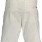 White Cotton Men Bermuda