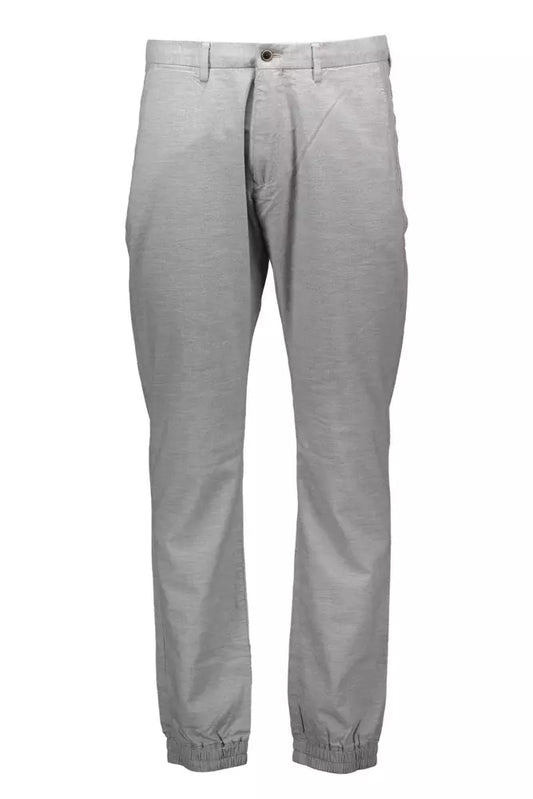 Gray Cotton Men Jeans