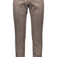 Brown Wool Men Trouser