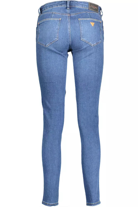 Blue Cotton Women Jeans