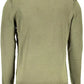Green Cotton Men Shirt