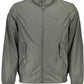 Green Polyester Men Jacket