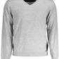 Gray Cotton Men Sweater