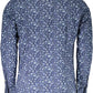 Blue Cotton Men Shirt