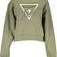 Green Cotton Women Sweater