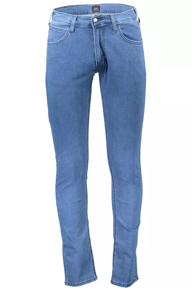 Blue Cotton Men Jeans