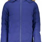 Blue Polyamide Men Jacket