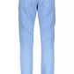 Light Blue Cotton Men Pant