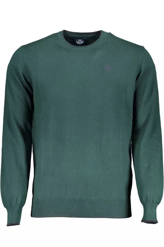 Green Cotton Men Shirt