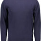 Blue Wool Men Sweater