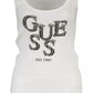 White Cotton Women Tank Top