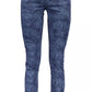 Blue Cotton Women's Pant