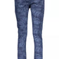 Blue Cotton Women's Pant