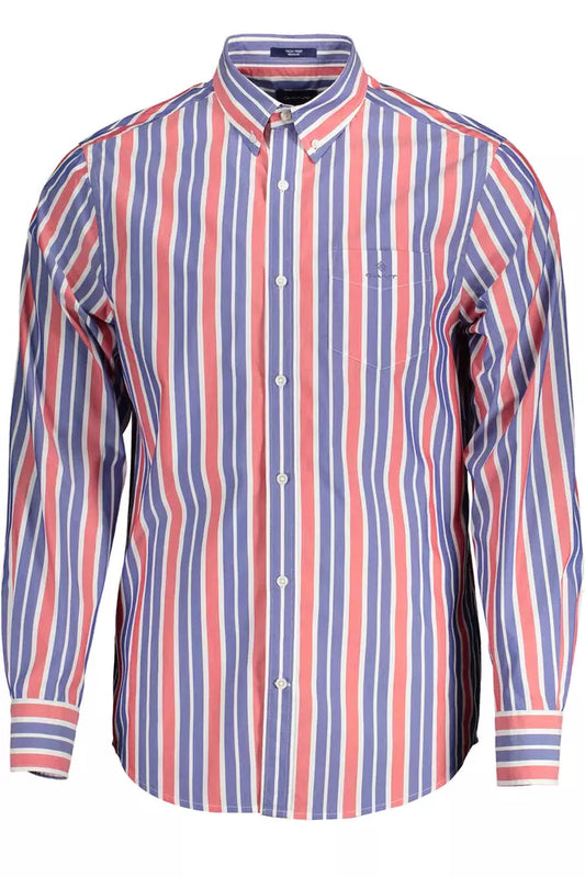 Red Cotton Men Shirt