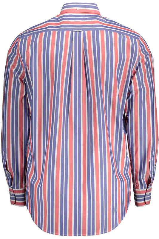 Red Cotton Men Shirt