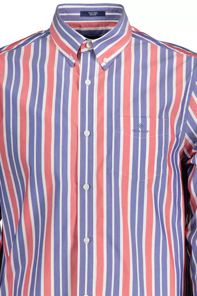 Red Cotton Men Shirt