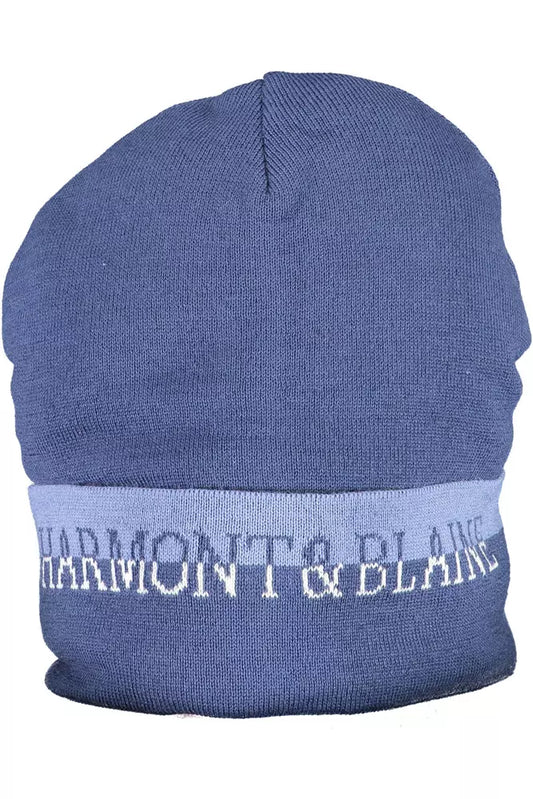 Blue Wool Men Cap