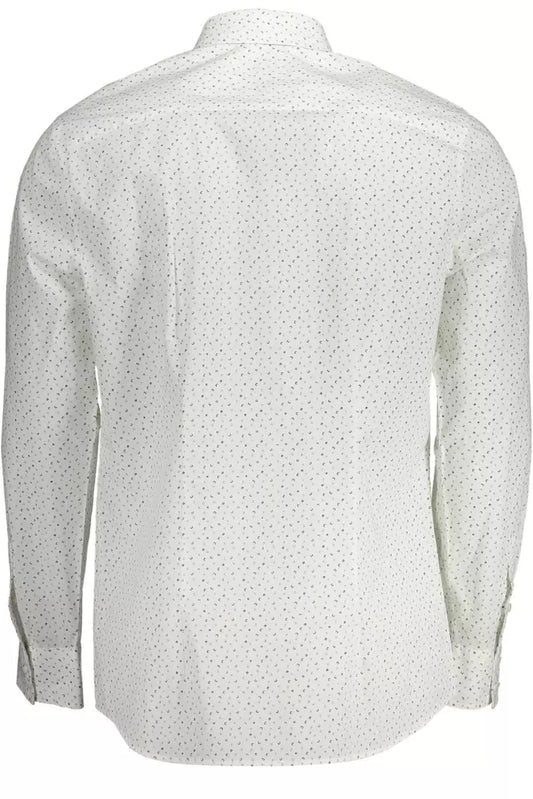 White Cotton Men's Shirt