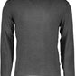 Gray Viscose Men Shirt