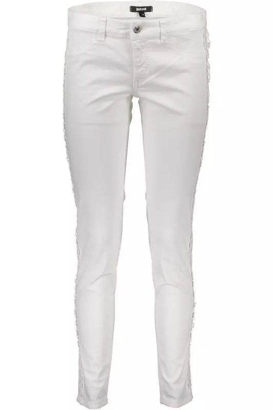 White Cotton Women Jeans