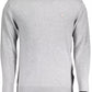 Gray Viscose Men Sweater