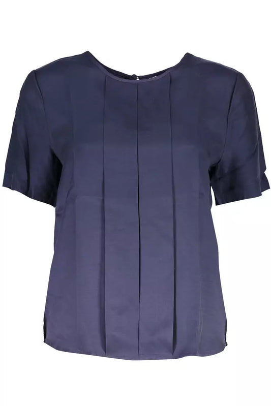 Blue Viscose Women Sweater