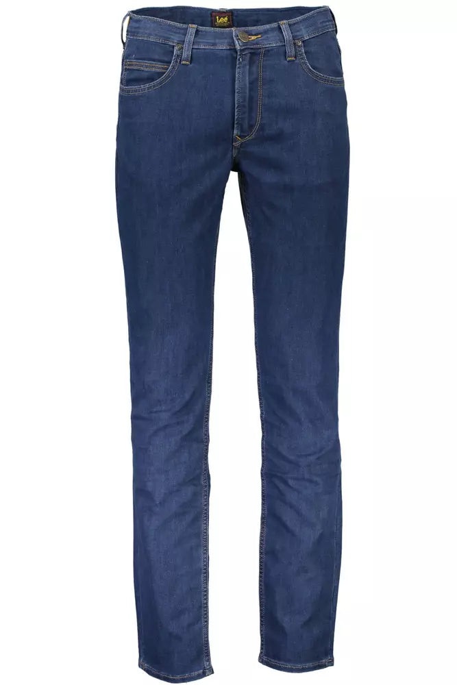 Blue Cotton Men Jeans