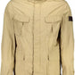 Beige Polyamide Men Jacket