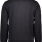 Black Cotton Men Polo Shirt