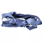 Blue Wool Men Scarf