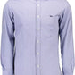 Blue Cotton Men Shirt