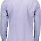 Blue Cotton Men Shirt