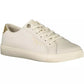 Beige Leather Women Sneaker