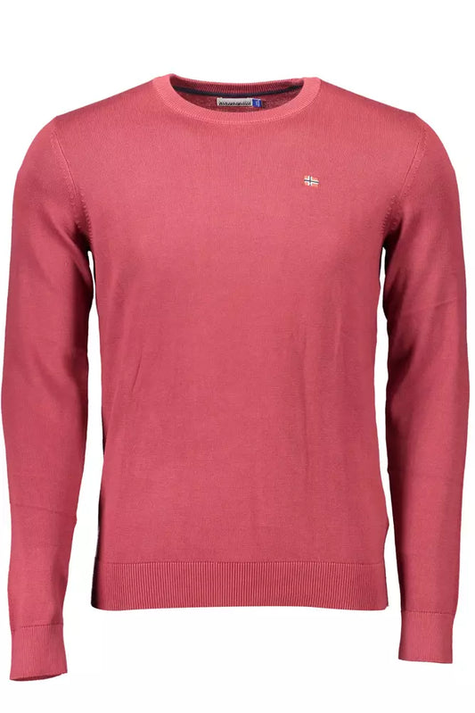 Red Cotton Men Shirt