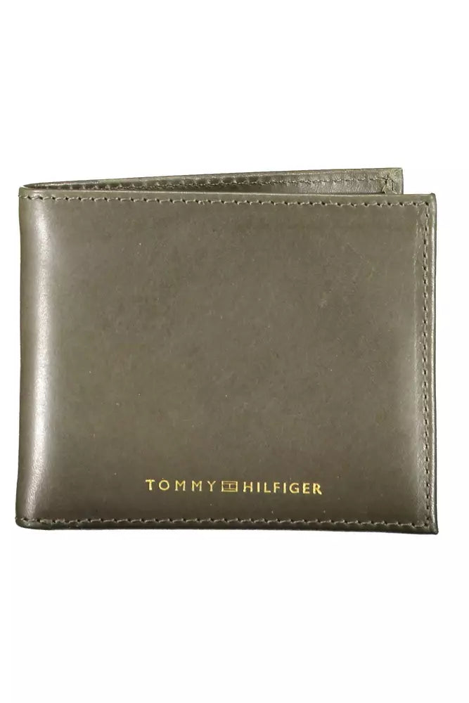 Green Leather Men Wallet