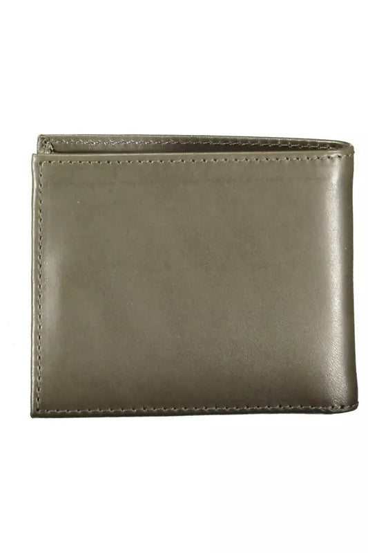 Green Leather Men Wallet