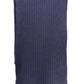 Blue Wool Men Scarf