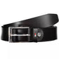 Black Leather Men Belt