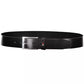 Black Leather Men Belt
