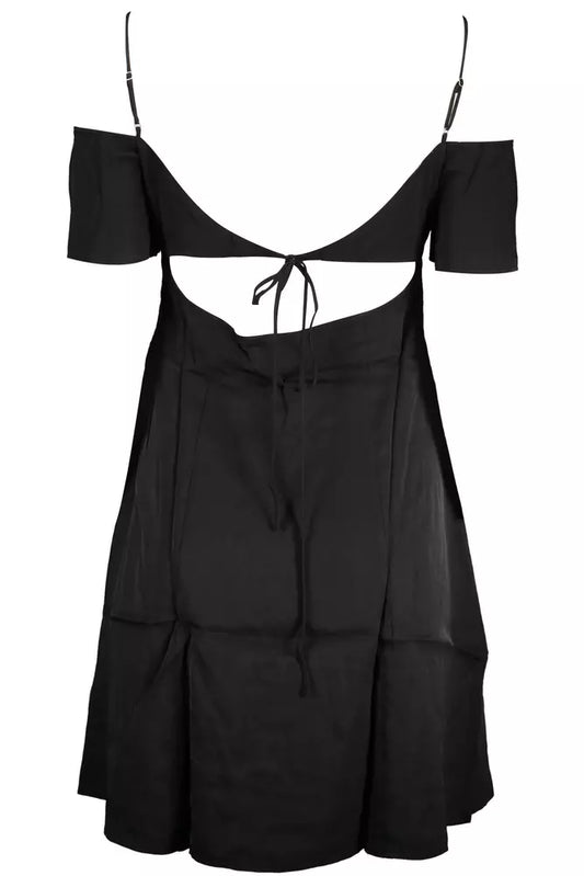 Black Viscose Women Dress