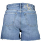 Blue Cotton Women Short