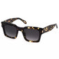 Brown Plastic Women Sunglass