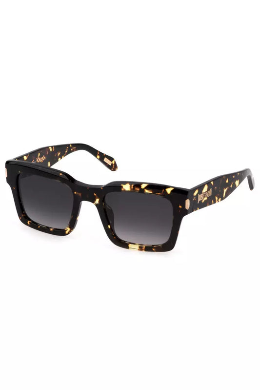 Brown Plastic Women Sunglass