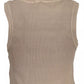Brown Cotton Women Top