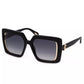 Black Plastic Women Sunglass