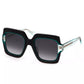 Black Plastic Women Sunglass