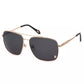 Gold Metal Women Sunglass
