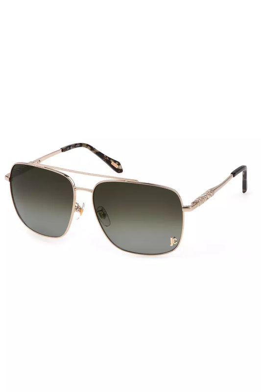 Gold Metal Women Sunglasses