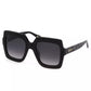Black Plastic Women Sunglass